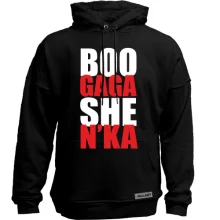 Худи без начеса с надписью Bugagashen`ka